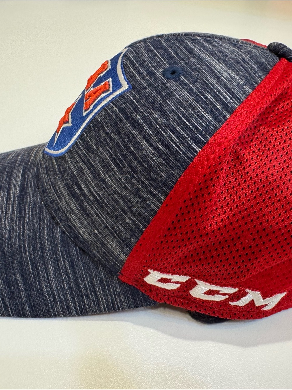 CCM Red Mesh Snapback Cap - Picture 2 of 5